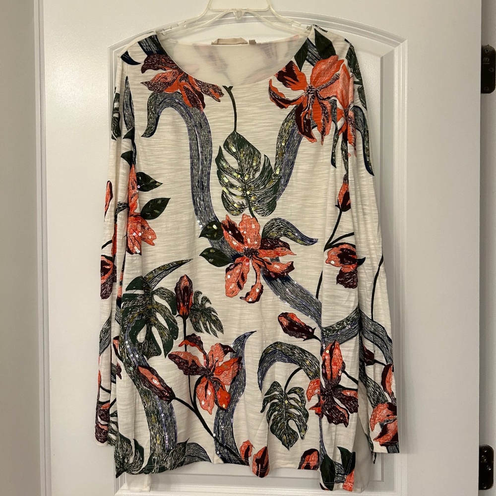 Soft Surroundings Summer Tunic Size XL